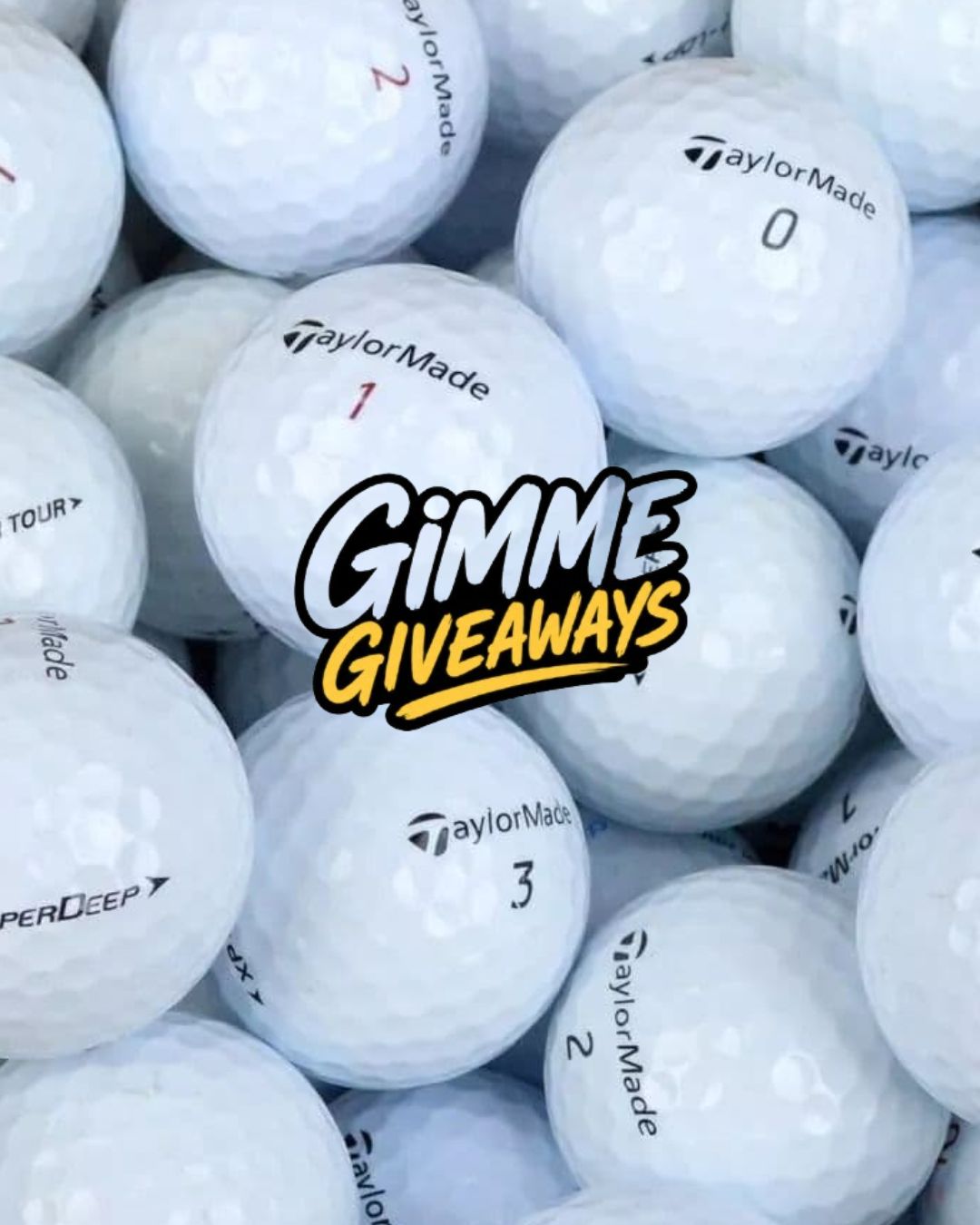 YEARS SUPPLY OF TAYLORMADE GOLF BALLS 