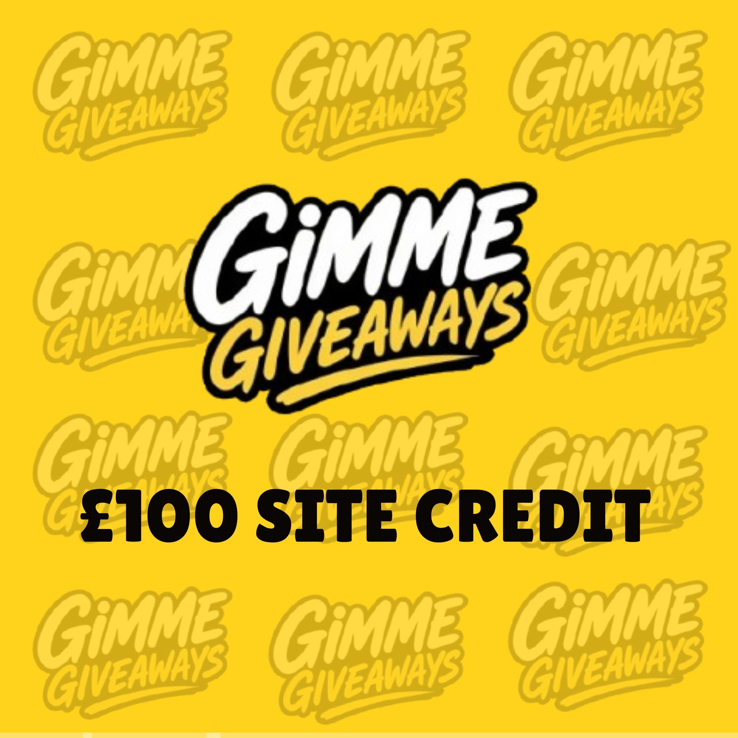 £100 SITE CREDIT 
