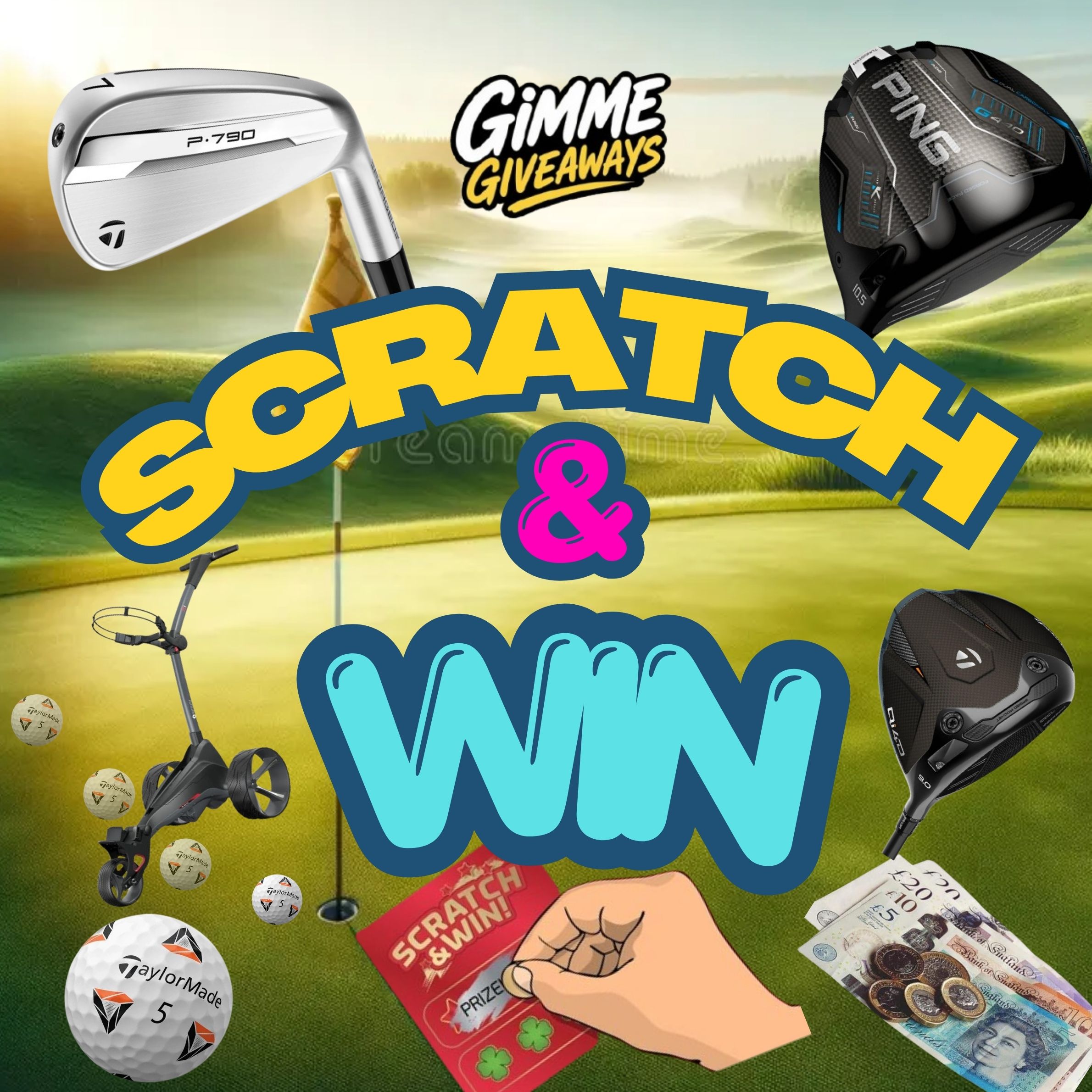 CLUBS, CASH, BALLS